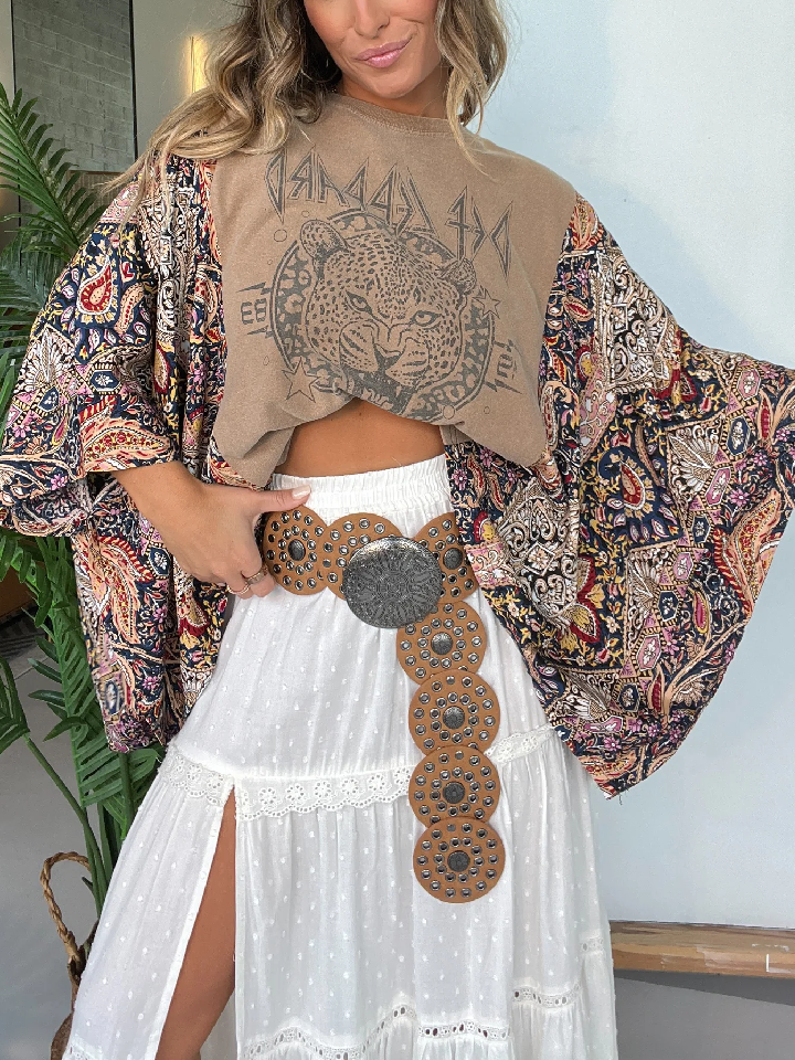 Def Leppard Mix & Match Tee Taupe(No Patch)