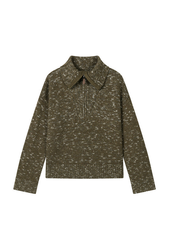 Barry Wool Sweater - Moss