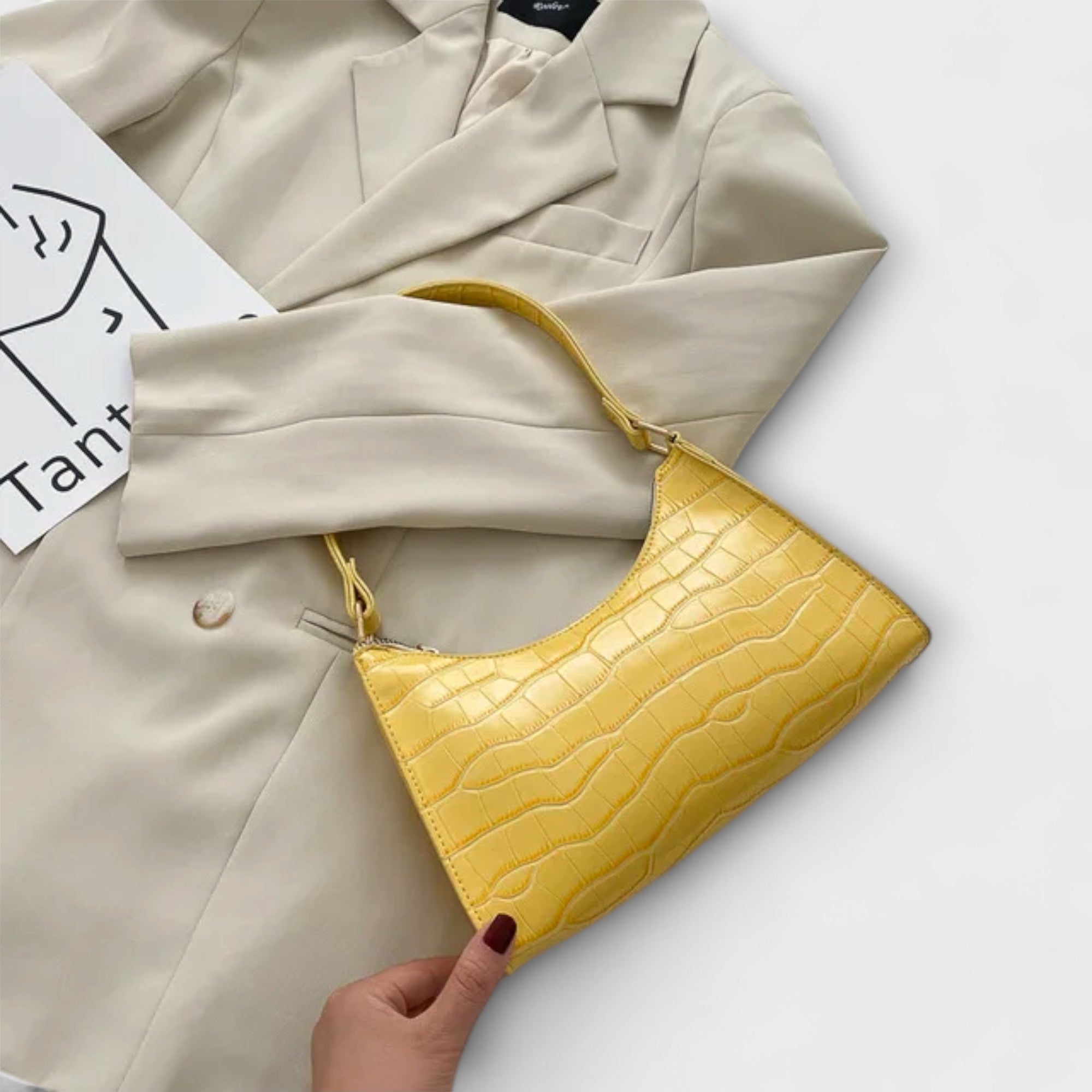 Olivia | Shiny Leather Bag
