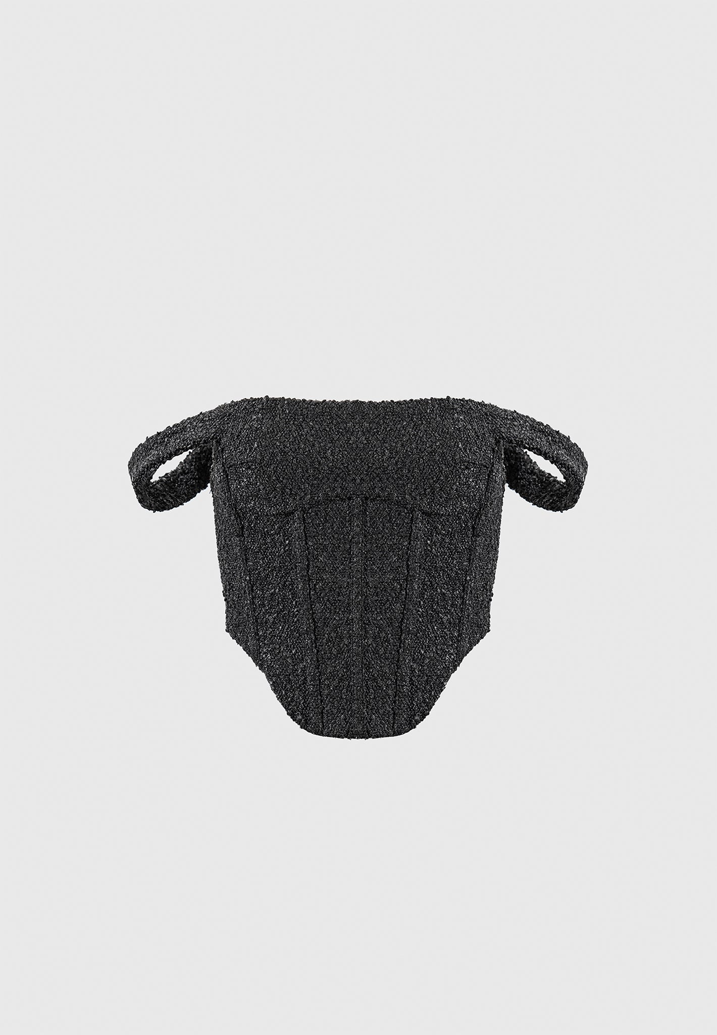 Bonnie - Boucle Bardot Corset Top - Black