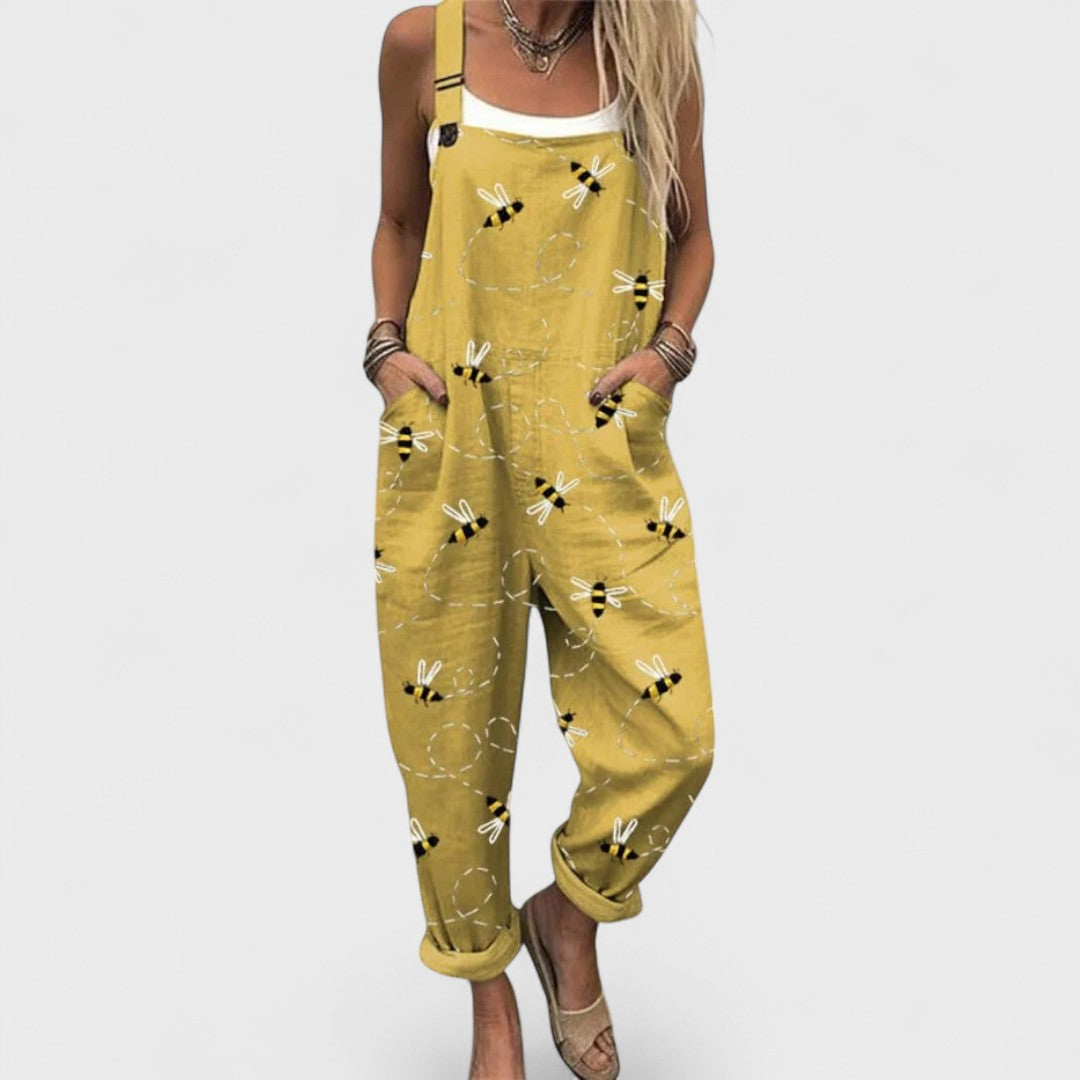 Marta | Women's Artisan Jumpsuit with Straps