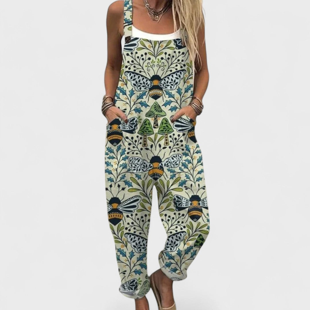 Marta | Women's Artisan Jumpsuit with Straps