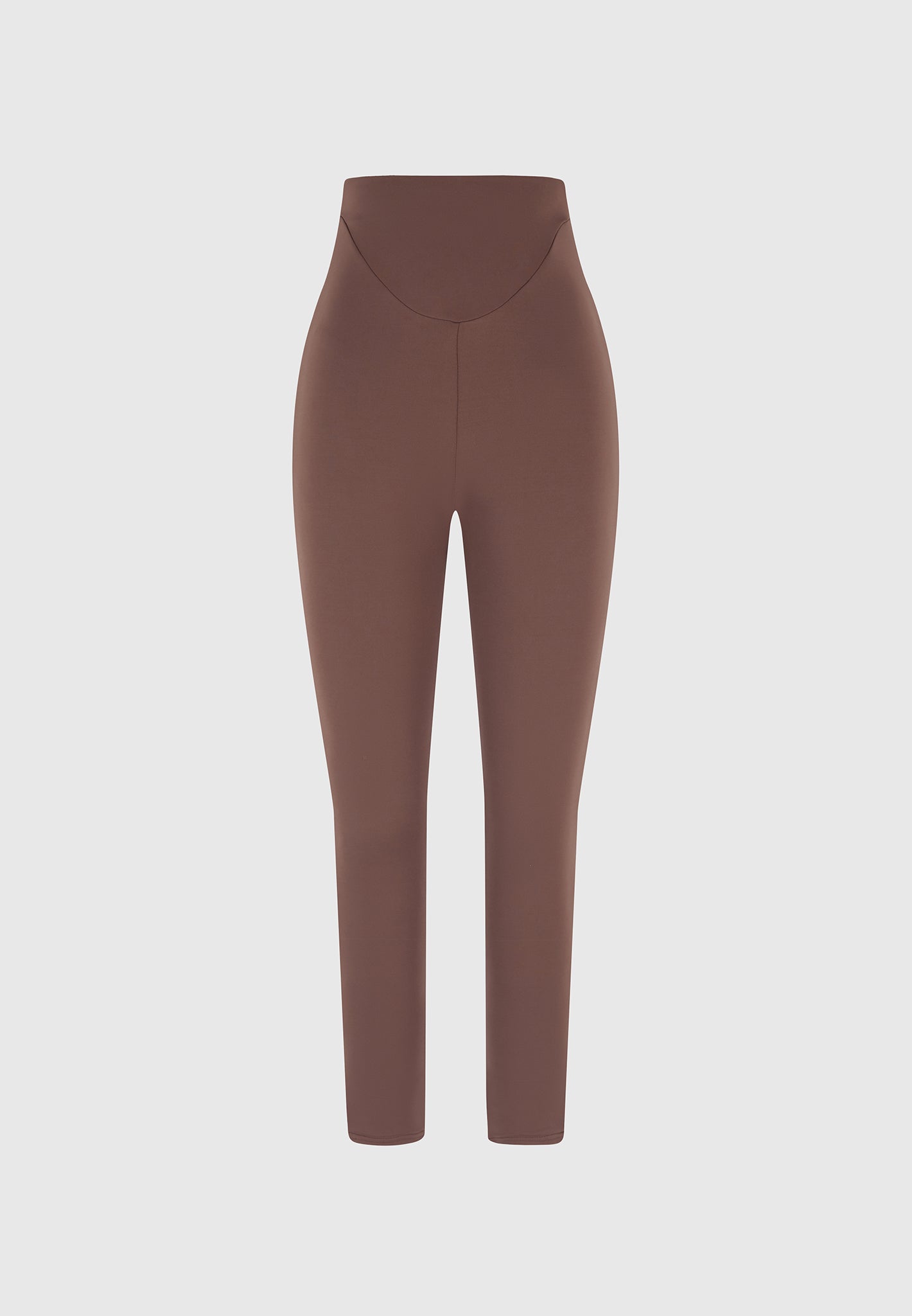 Chloe - High Waisted Leggings - Brown