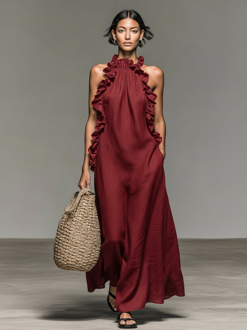 Gladys™ Maxi Dress with pockets.