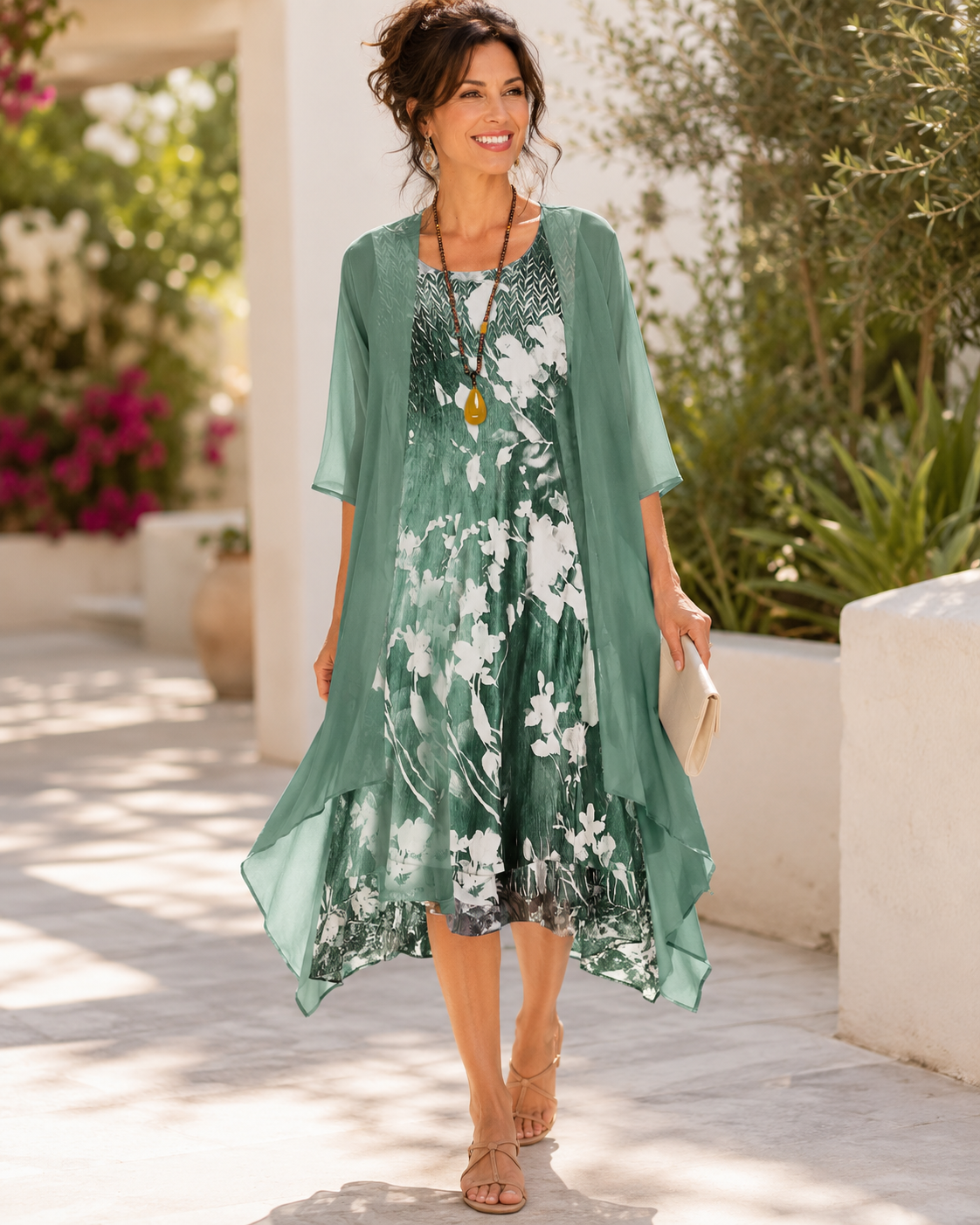 Olivia | Women Breezy Two Layer Dress..