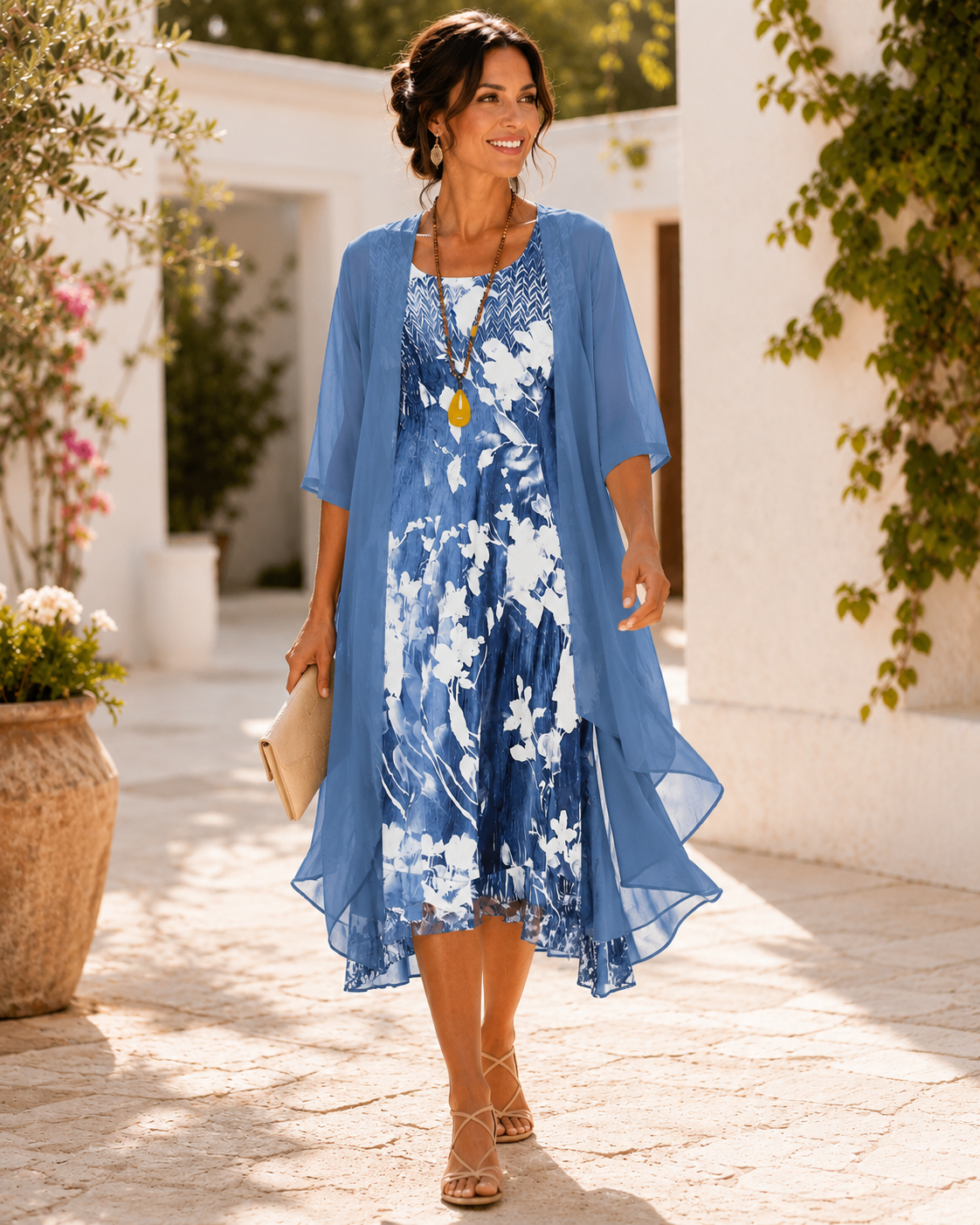 Olivia | Women Breezy Two Layer Dress..