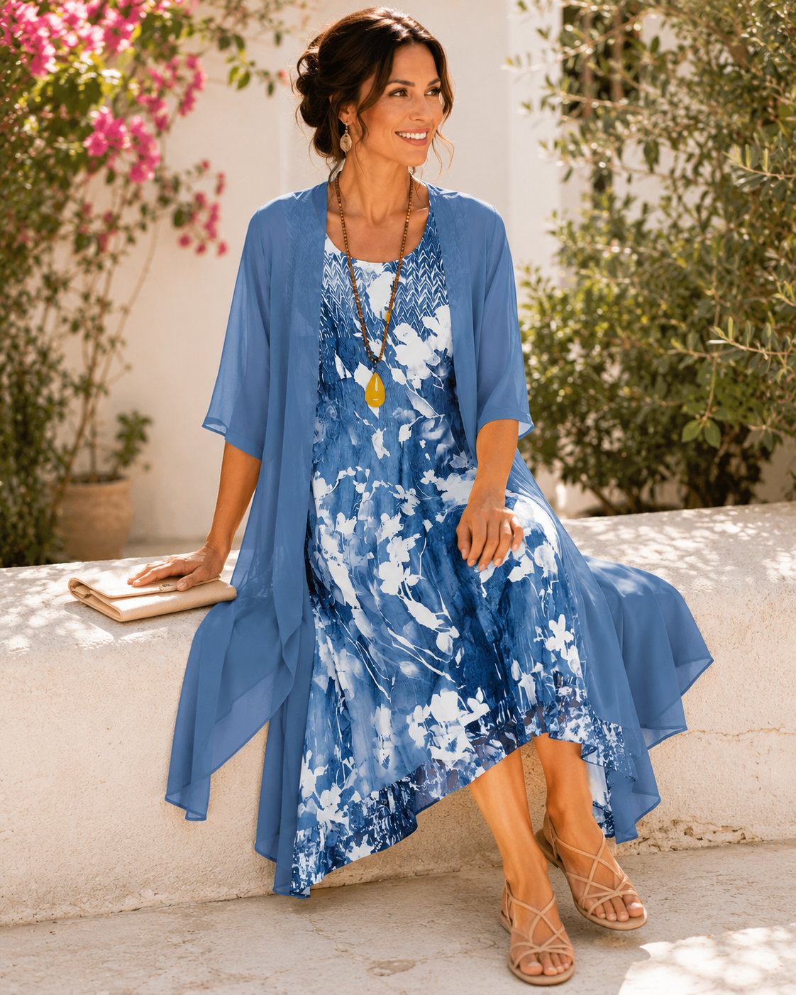 Olivia | Women Breezy Two Layer Dress..
